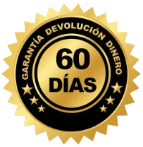 Sello: garantía de devolución de dinero de 60 días